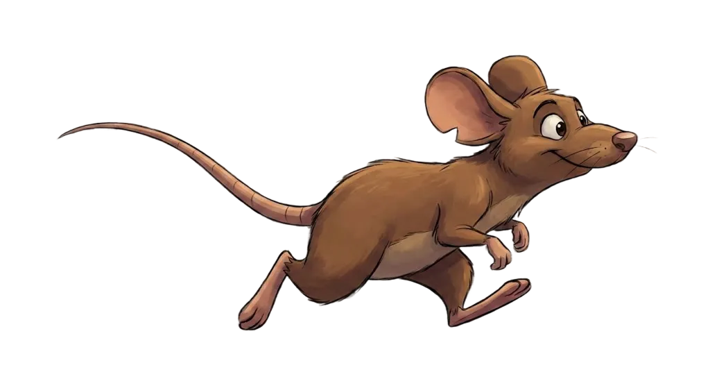Illustration of a rat - David's unwanted kitchen roommates